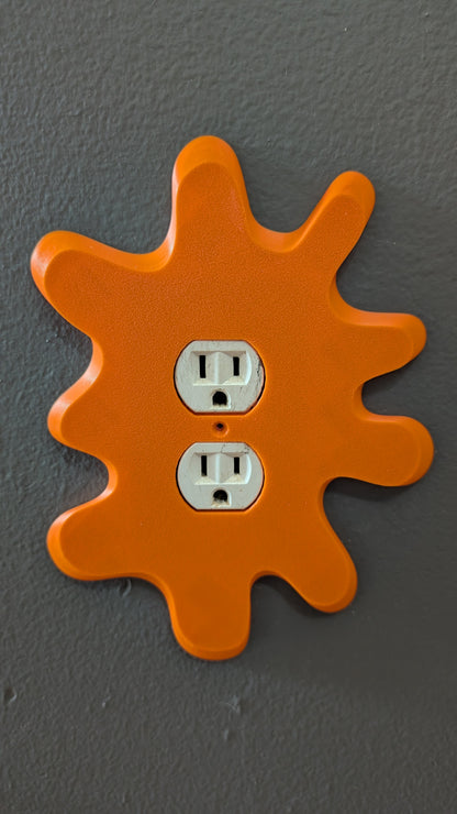 Paint Splat Outlet Cover