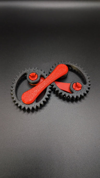 3d printed custom elliptical gear fidget toy