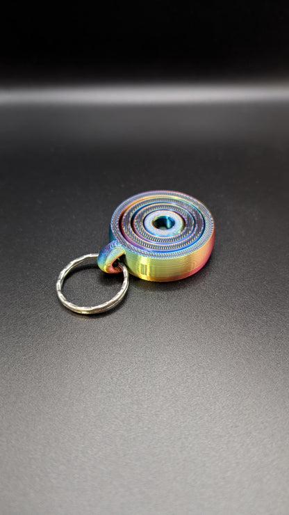 3d printed custom fidget toy ball keychain