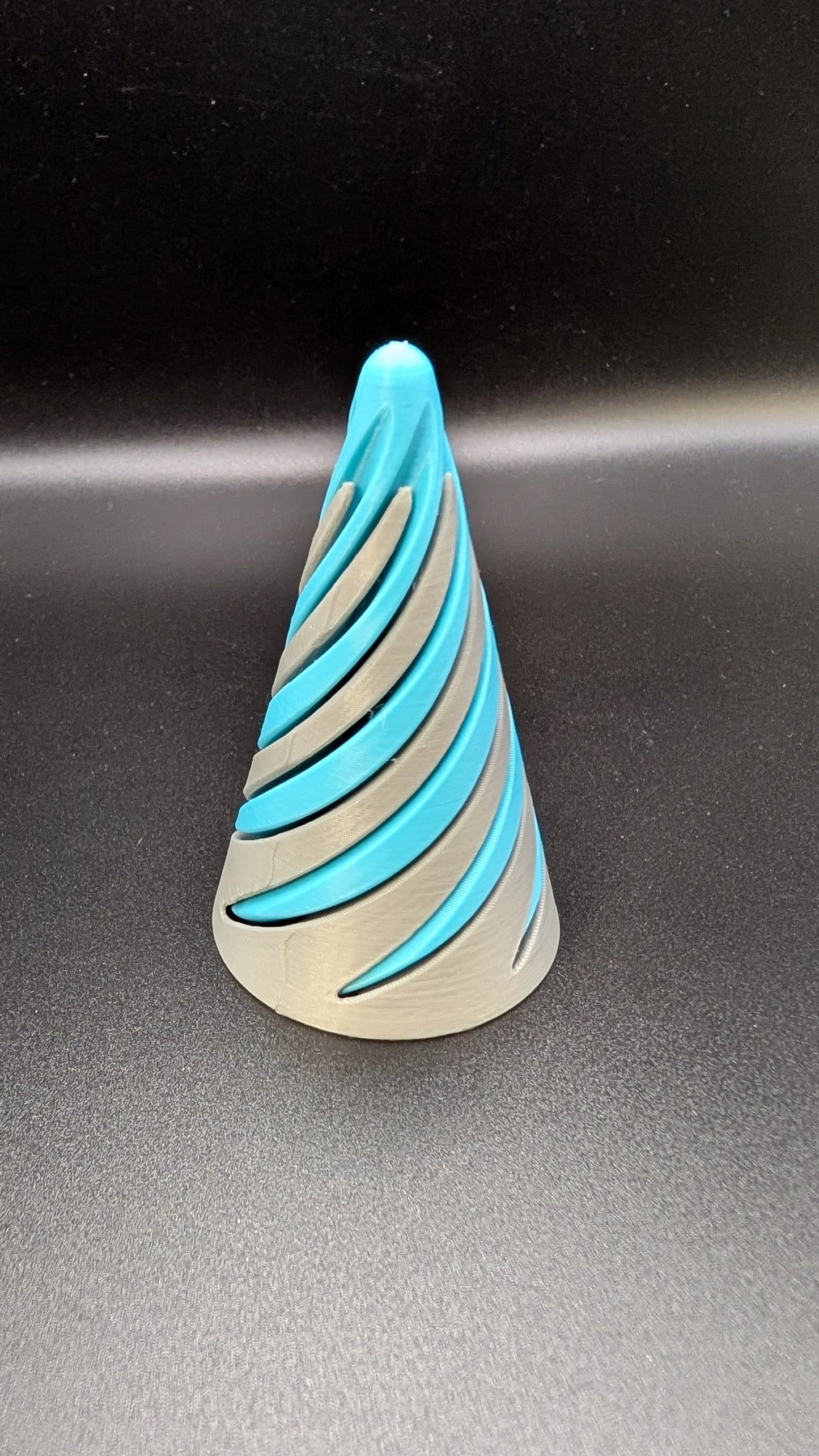 3d printed custom fidget spiral cone