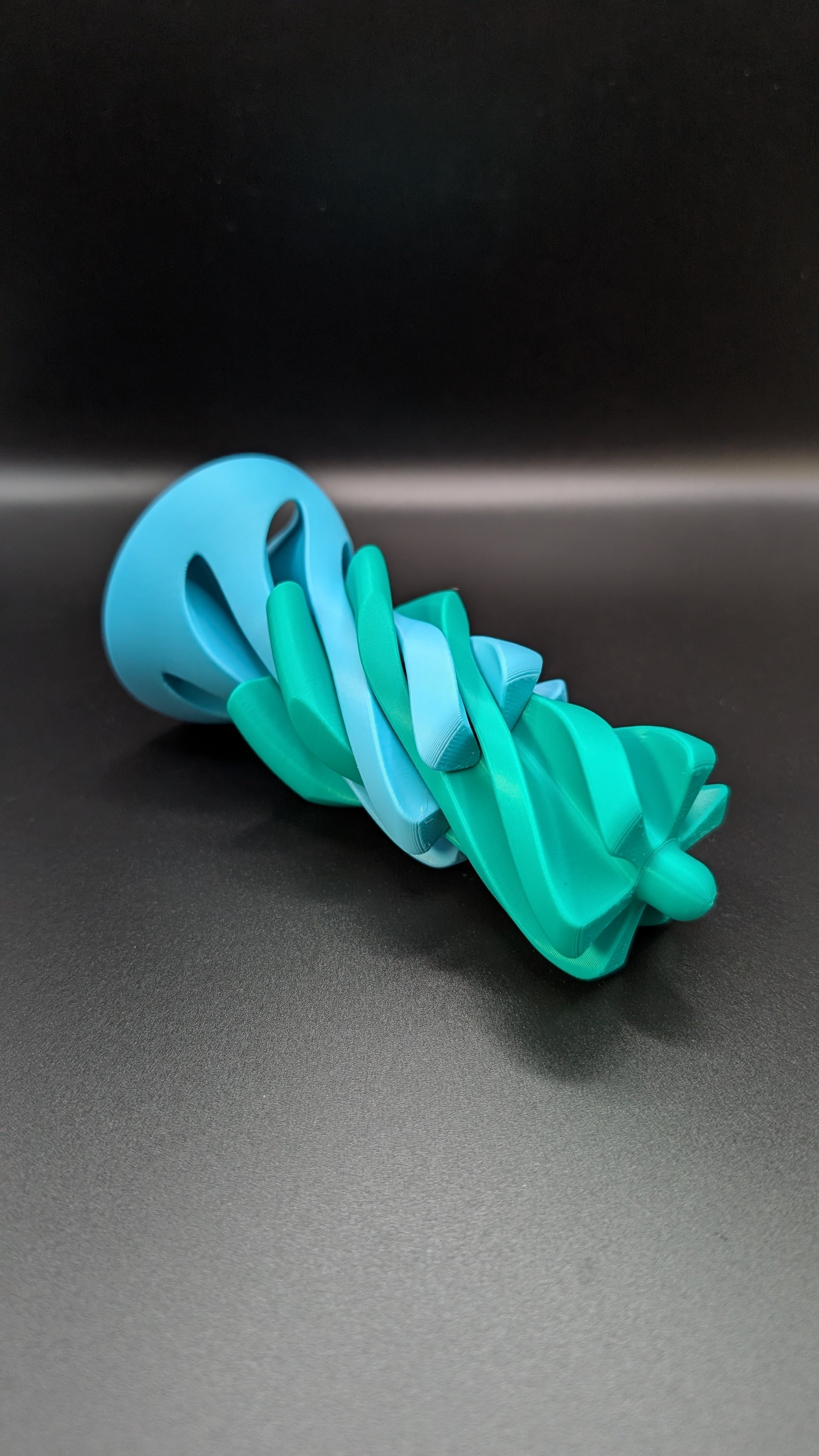 3d printed custom spiral pawn fidget toy