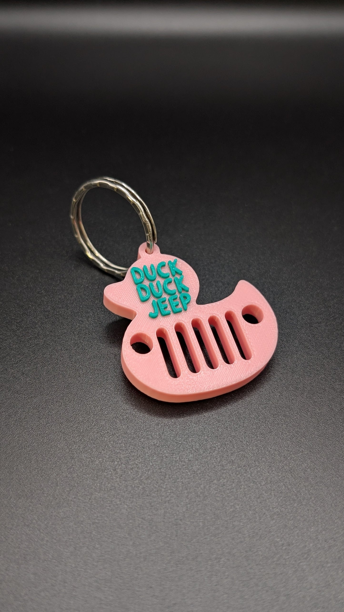 3d printed jeep duck keychain