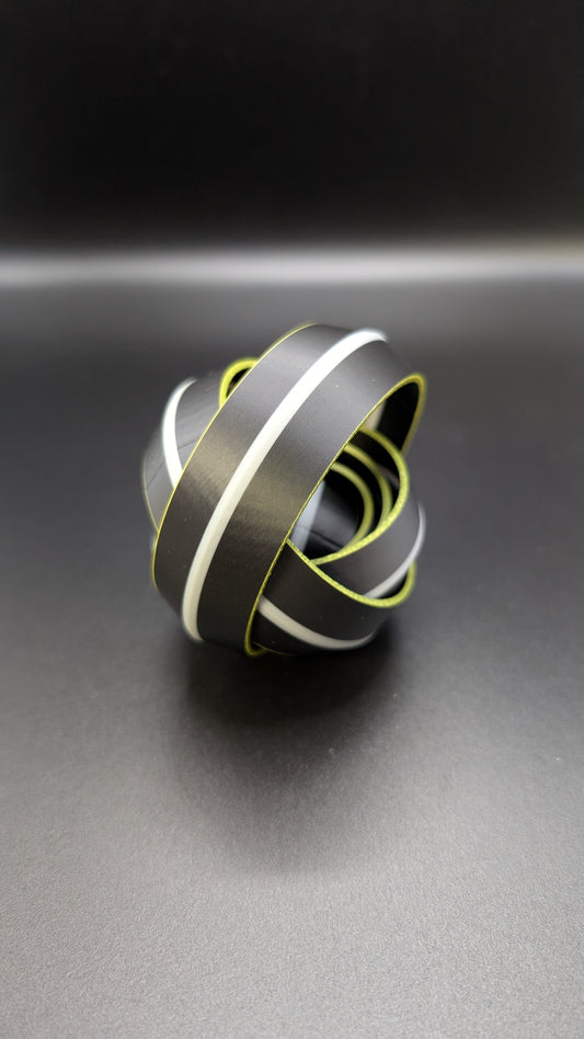 3d printed custom nested rings fidget toy