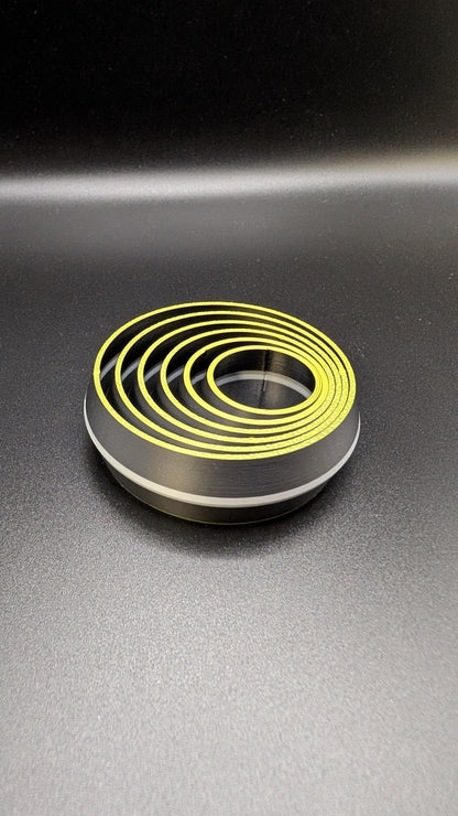 3d printed custom nested rings fidget toy