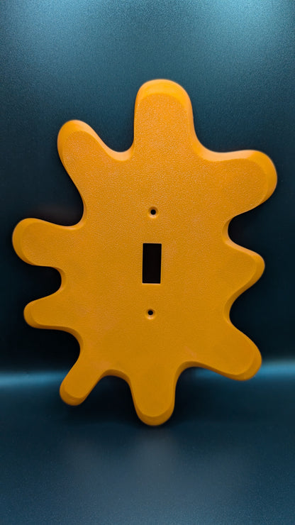 3d printed custom paint splat outlet cover 