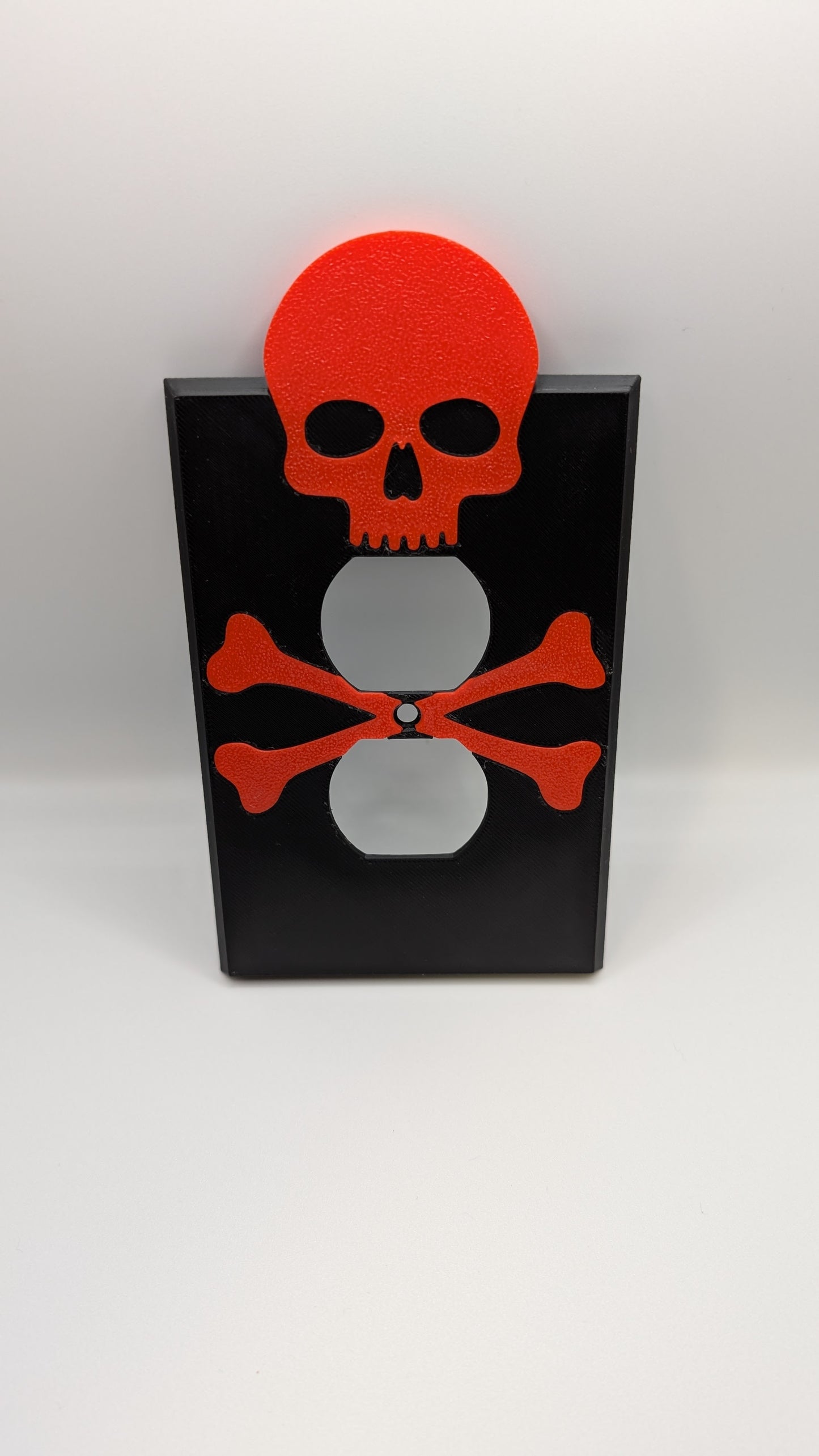 3d printed custom skull and bones outlet cover